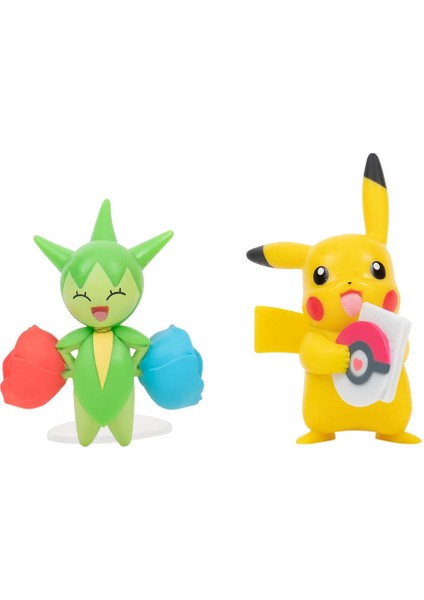 Battle 2'li Figür Seti Pikachu ve Roselia