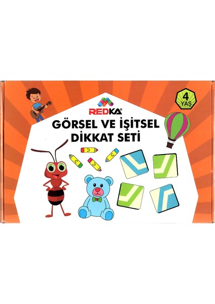 Görsel ve Işitsel Dikkat Seti 4 Yaş