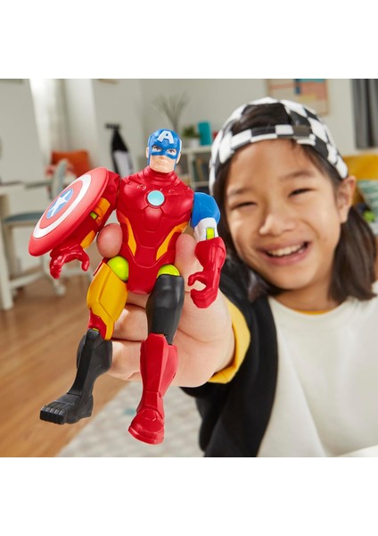 Mixmashers Captain America Aksiyon Figürü