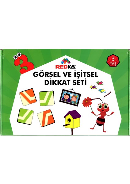 Görsel ve Işitsel Dikkat Seti 3 Yaş