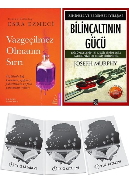 Vazgeçilmez Olmanın Sırrı ve Bilinçaltının Gücü 2li Set Esra Ezmeci & Joseph Murphy + Hediyeli