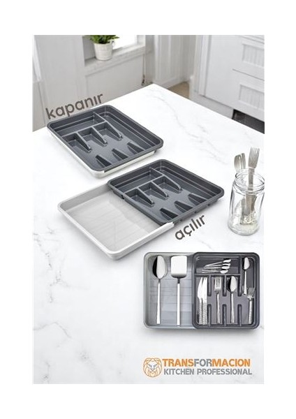 Uzayabilen Ayarlı Çekmece Içi Kaşıklık Flexform