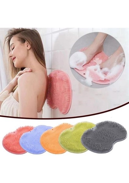 Buffer Çok Amaçlı Esnek Yumuşak Banyo El Ayak Vücut Plastik Duş Matı Plastik Banyo Matı