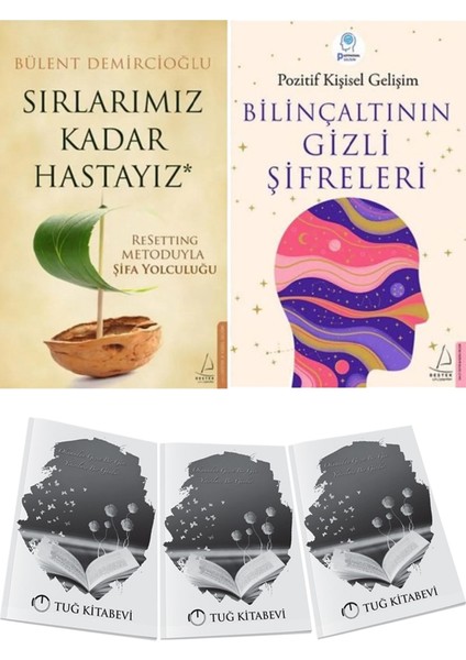 Sırlarımız Kadar Hastayız ve Bilinçaltının Gizli Şifreleri 2li Set Bülent Demircioğlu + Hediyeli