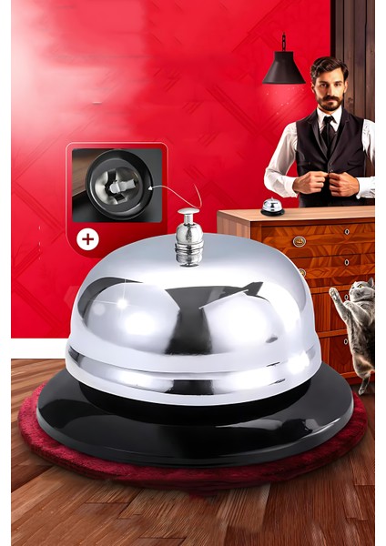 Resepsiyon Zili - Resepsiyon ve Restoran Için Zil - Resepsiyon Çağrı Zili 721816