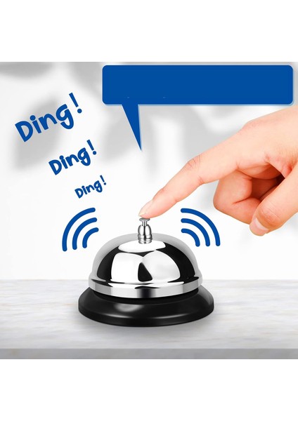 Resepsiyon Zili - Resepsiyon ve Restoran Için Zil - Resepsiyon Çağrı Zili 721816 indirimleri