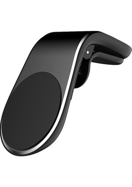 Mıknatıslı hava çıkışına uyumlu şık telefon tutucu, beyaz renk