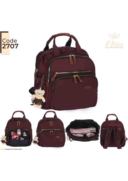Toscana Bordo Anne Bebek Bakım Çantası