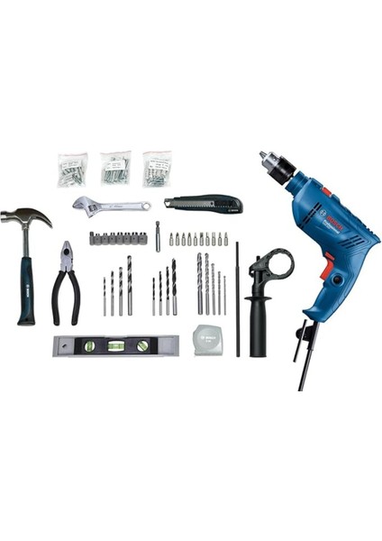 Gsb 600 Darbeli Matkap + 100 Parça Aksesuar