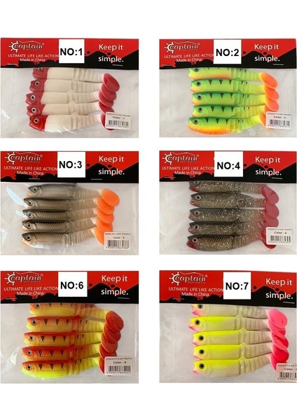 3569 Style Soft 10CM 10.3gr Silikon Yem 5'li Paket