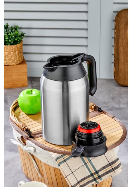 2 Litre Çift Kat Paslanmaz Çelik Termos – Çay & Kahve Termosu | Kamp, Piknik, Okul Için Uygun fiyatları