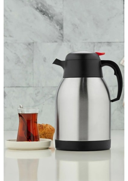 2 Litre Çift Kat Paslanmaz Çelik Termos – 24 Saat Soğuk, 12 Saat Sıcak Tutma | Kamp & Seyahat Için modelleri