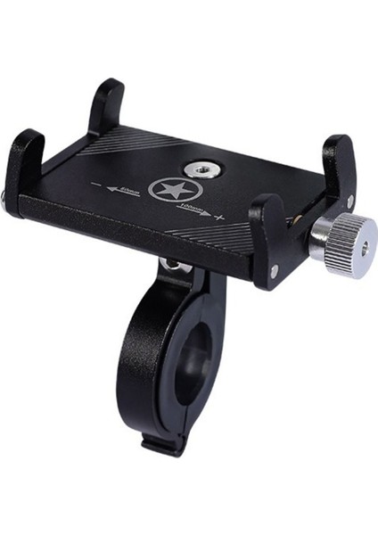 Ayarlanabilir Siyah Bisiklet ve Motosiklet Telefon Tutucu, 2 Yıl Garanti