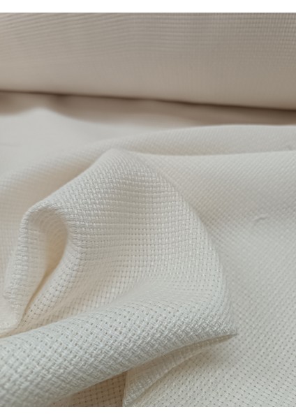 Modern Hasır Keten Fon Perde -Pilesiz Dikim - Koyu Krem - UU500 fiyatları