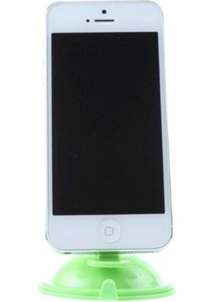 8 Vantuzlu Araç Içi Telefon Tutucu Yeşil Realme 6i Uyumlu