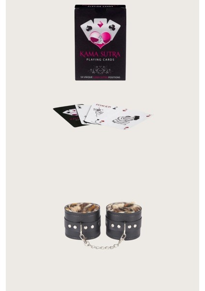 Mulvxbrf BRF02 Sexy Görselli Oyun Kartı Kama Sutra Leopar Kelepçe Set (Mulvix)