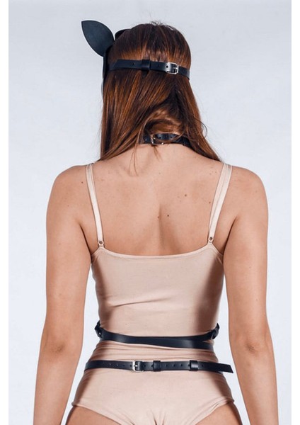 Mulvxbrf BRF02 Maskeli Özel Tasarım Deri Harness Seti 1123 (Mulvix)