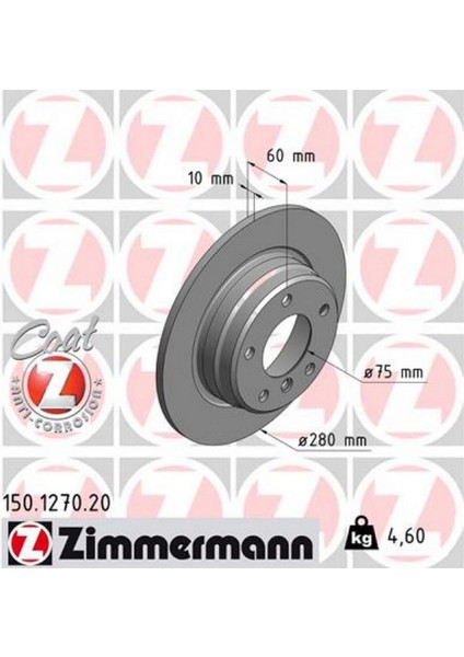 Fren Diski Arka Bmw E36 91 98 E46 97 05 Dpmah
