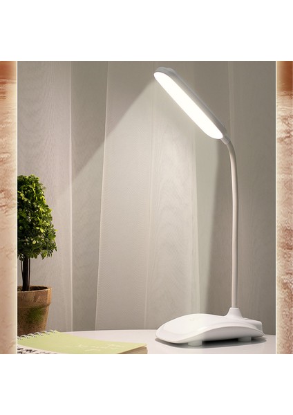 LED Masa Lambası Göz Bakım Masa Lambası 3 Renk Kademesiz Kısılabilir Dokunmatik Masa Lambası Yurt Başucu Beyaz (Yurt Dışından) fırsatları