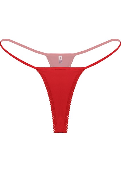 Mulvxbrf BRF02 Büyük Beden Kırmızı String (Mulvix)