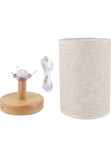 LED Başucu Lambası Dokunmatik Kontrol Ahşap Gece Lambası Masa Dolabı Gece Lambası Yatak Odası Oturma Odası Için (Yurt Dışından)