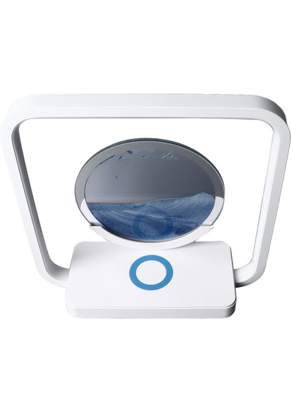 Başucu Masa Lambası Kum Sanat Tasarım Kablosuz Şarj Ayarlanabilir Işık Rengi Dekoratif Başucu Masa Lambası Ev Için Mavi (Yurt Dışından) fiyatları