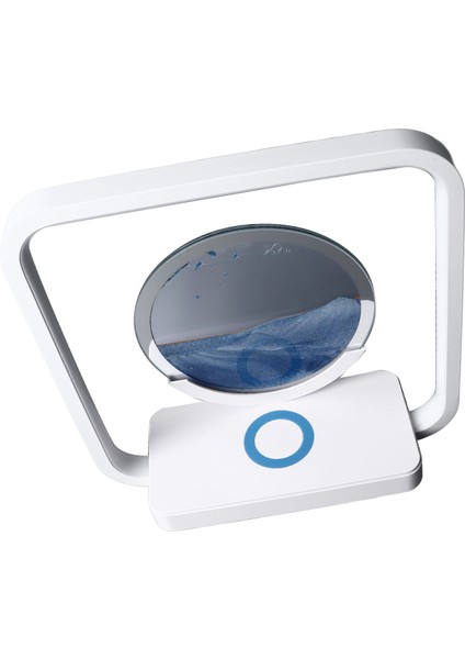 Başucu Masa Lambası Kum Sanat Tasarım Kablosuz Şarj Ayarlanabilir Işık Rengi Dekoratif Başucu Masa Lambası Ev Için Mavi (Yurt Dışından) fırsatları