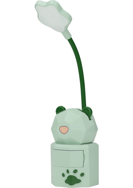 LED Karikatür Masa Lambası Göz Koruması Okuma Gece Lambası USB Şarjlı Masa Lambası Yatak Odası Yurtyeşil (Yurt Dışından)