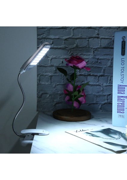 28LED Yüksek Parlaklık 360 Derece Dönebilen Okuma Klipsi Masa Masa Lambası Göz Koruması Için (Yurt Dışından) fiyatları
