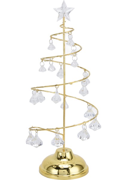 Noel Ağacı Kristal Masa Lambası LED Noel Ağacı Masa Lambası Yatak Odası Banyo Merdiven Sıcak Altın (Yurt Dışından) fırsatları