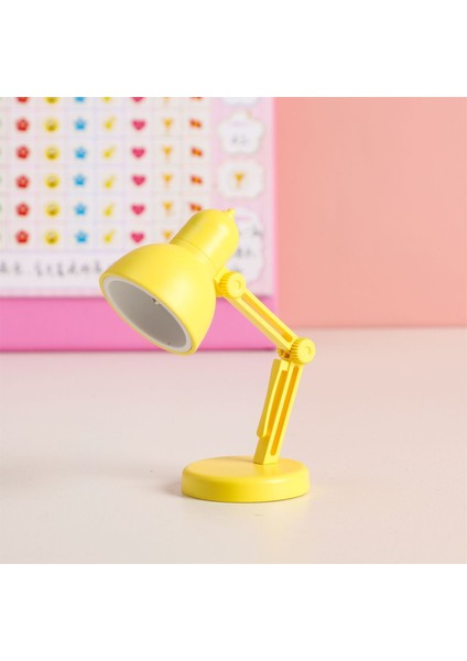 LED Masa Lambası Katlanır Masa Lambası Gece Lambası Çıkarılabilir Manyetik Tabanlı Ayarlanabilir Ev Ofis Okuma Sarı (Yurt Dışından)