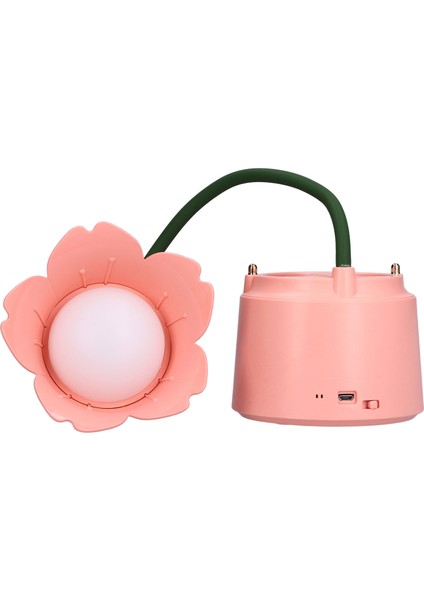 Pembe Çiçek Masa Lambası Evrensel Hortum 3 Vites Mağaza Dokunmatik Pembe Sevimli Masa Lambası Okuma Ofis Başucu Lambası (Yurt Dışından) modelleri