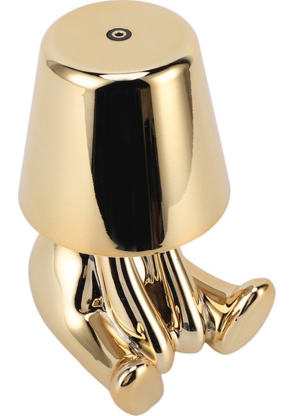 Yatak Başı Dokunmatik Kontrol Masa Lambası USB Şarj 3 Yönlü Kısılabilir Küçük Adam Heykeli LED Yatak Odası Dekorasyonu Altın H Tipi (Yurt Dışından) fiyatları