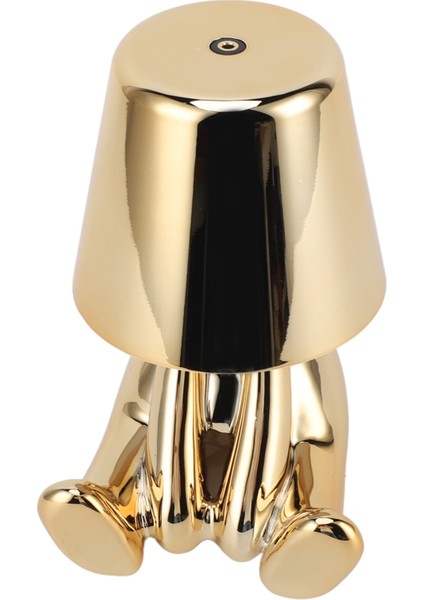 Yatak Başı Dokunmatik Kontrol Masa Lambası USB Şarj 3 Yönlü Kısılabilir Küçük Adam Heykeli LED Yatak Odası Dekorasyonu Altın H Tipi (Yurt Dışından) modelleri