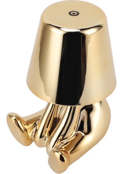 Yatak Başı Dokunmatik Kontrol Masa Lambası USB Şarj 3 Yönlü Kısılabilir Küçük Adam Heykeli LED Yatak Odası Dekorasyonu Altın H Tipi (Yurt Dışından) fırsatları