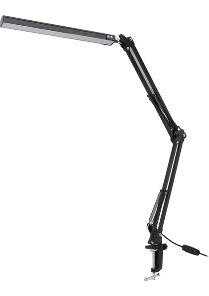 Kelepçeli LED Masa Lambası Alüminyum Ayarlanabilir Salıncak Kolu 3 Mod 10 Parlaklık Kısılabilir Göz Bakımı LED Masa Lambası Ev Çalışma Okuma Ofis Için (Yurt Dışından)
