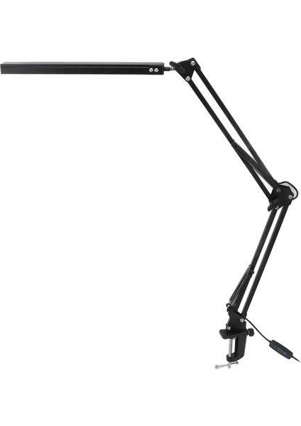 Kelepçeli LED Masa Lambası Alüminyum Ayarlanabilir Salıncak Kolu 3 Mod 10 Parlaklık Kısılabilir Göz Bakımı LED Masa Lambası Ev Çalışma Okuma Ofis Için (Yurt Dışından)