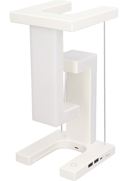 Manyetik Levitasyon Masa Lambası 3 Seviye Dokunmatik Kontrol LED Masa Lambası Yatak Odası Ofis Ev Dekoru Hediyeler Beyaz (Yurt Dışından) modelleri