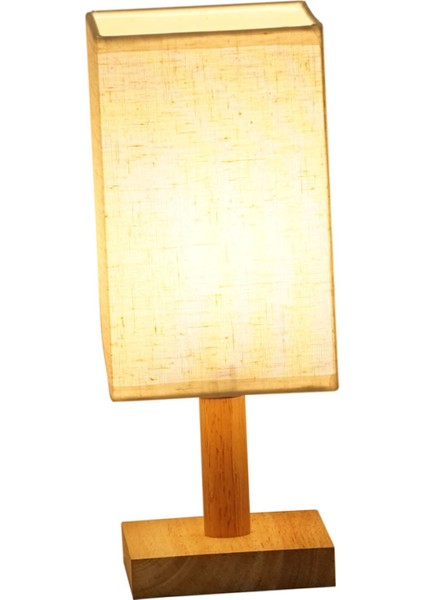 Kumaş Masa Lambası LED Gece Lambası Kare Kumaş Abajur Lambası Masa Okuma Lambası Yatak Odası Çalışma Odası Oturma Odası Için (Yurt Dışından) fiyatları