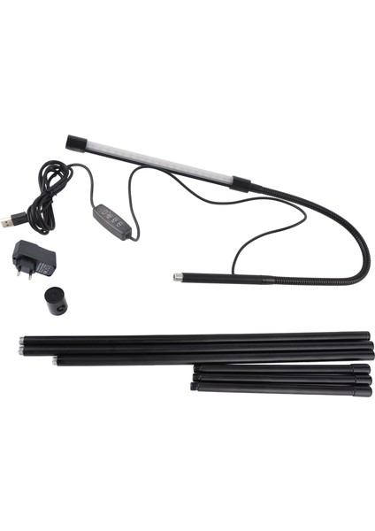 LED Zemin Lambası Modern Zamanlama Göz Koruması Kısılabilir Çalışma Piyano Lambası Ev Için 100‑240V (Yurt Dışından)