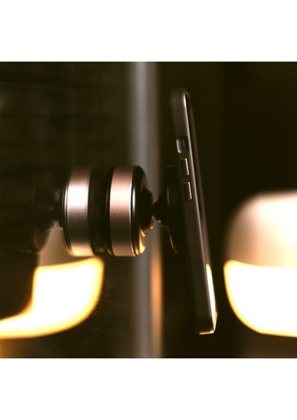 Siyah vakumlu telefon tutucu, hafif ve pratik tasarım, Type-C uyumlu, elektrikli kullanım indirimleri