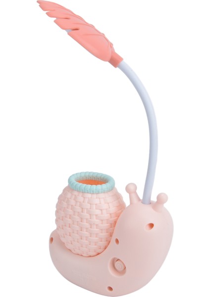 LED Masa Lambası USB Şarjlı Salyangoz Hayvan Göz Korumalı Masa Lambası Ayarlanabilir Açı Beyaz Işık (Yurt Dışından) fırsatları