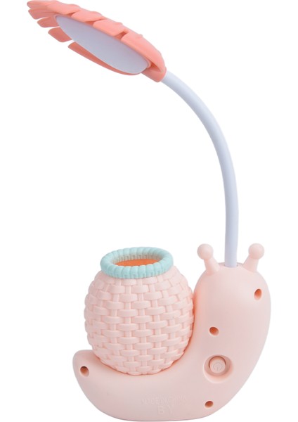 LED Masa Lambası USB Şarjlı Salyangoz Hayvan Göz Korumalı Masa Lambası Ayarlanabilir Açı Beyaz Işık (Yurt Dışından) indirimleri