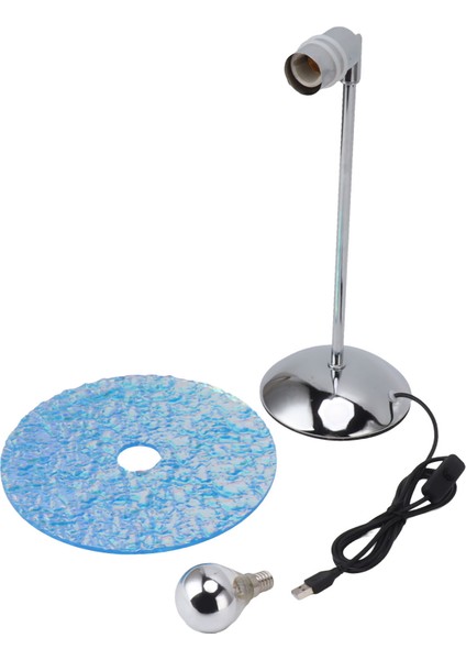 LED Masa Lambası USB Tak E14 Ampul Dekoratif Ortam Masa Lambası Yatak Odası Kafe Restoran 85‑265V (Yurt Dışından)