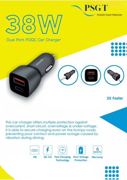 Hızlı Şarj Araç Çakmaklık Type-C USB ve Havalandırma Telefon Tutucu fiyatları