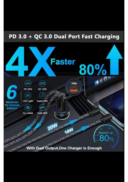 Hızlı Şarj Araç Çakmaklık Type-C USB ve Havalandırma Telefon Tutucu indirimleri