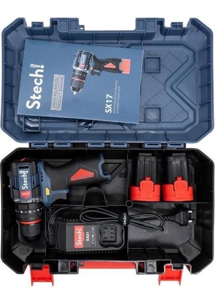 Akülü Darbeli Matkap 16V 2AH SX17 indirimleri