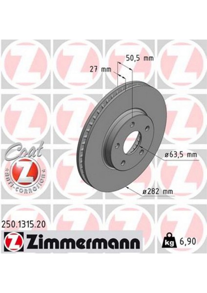 On Fren Disk Ayna Focus Iv 17 Dpmah