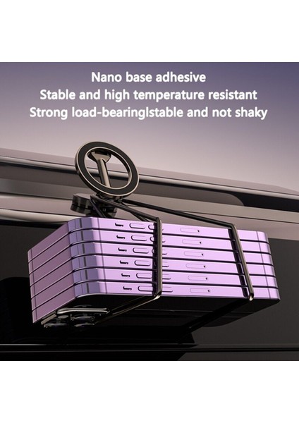 Manyetik araç içi telefon tutucu, kablosuz şarjsız, siyah renk, sağlam ve şık tasarım indirimleri