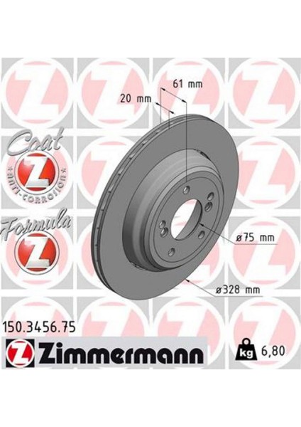 Fren Diski Arka Sag Bmw M5 E39 Dpmah